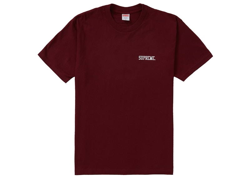 Supreme Joel-Peter Witkin Mother and Child Tee Burgundy