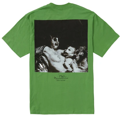 Supreme Joel-Peter Witkin 母与子绿色T恤衫 Buy Supreme Joel-Peter Witkin 母与子绿色T恤衫