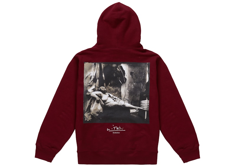 Buy Supreme Joel-Peter Witkin 卫生院连帽衫红色卫衣