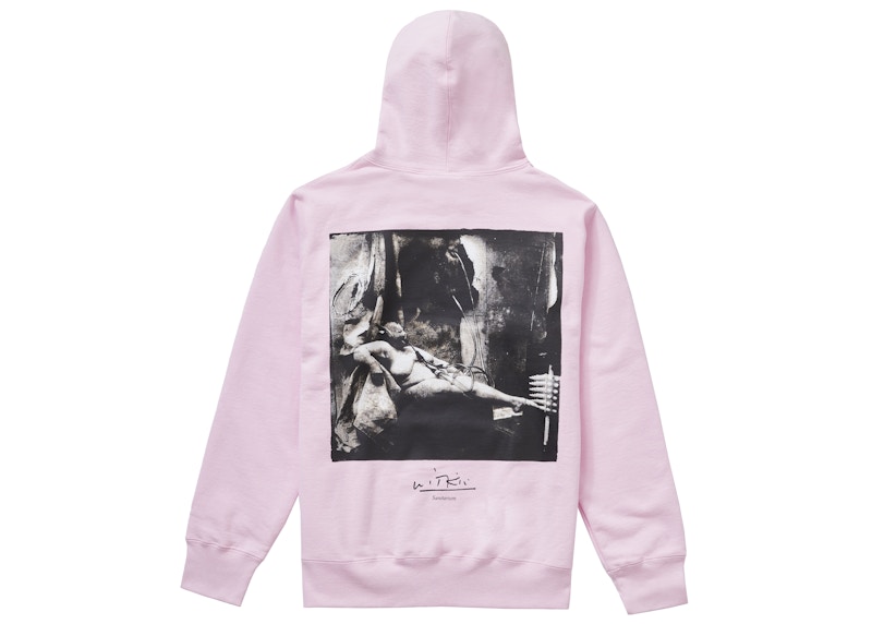 Supreme Joel-Peter Witkin Sanitarium Hooded Sweatshirt Light Pink