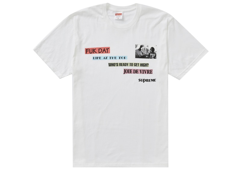 Buy Supreme 生活乐趣白色T恤