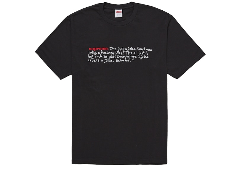 Supreme Joke Tee Black