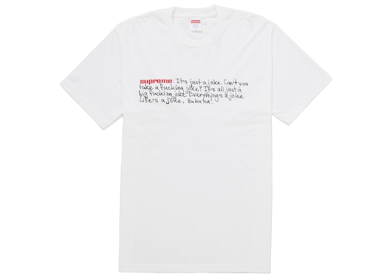 Supreme Joke Tee White