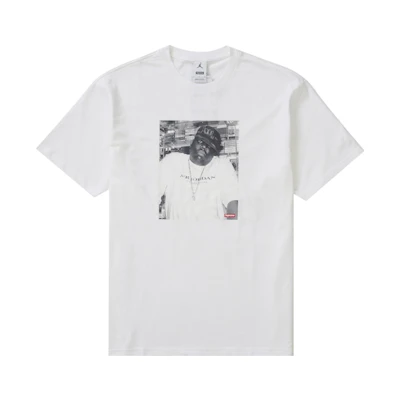 Supreme Jordan Biggie S S Top White