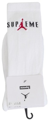 Supreme Jordan Crew Socks White Buy Supreme Jordan Crew Socks White