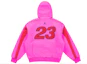 Lookbook Supreme Jordan Jaket Kulit Bertudung (SS26) Merah Jambu