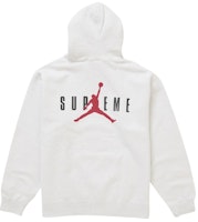Supreme Jordan Hooded Sweatshirt (FW24) Ash Grey Supreme Jordan Hooded Sweatshirt (FW24) Ash Grey
