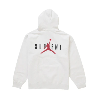 Supreme Jordan Hooded Sweatshirt (FW24) Ash Grey