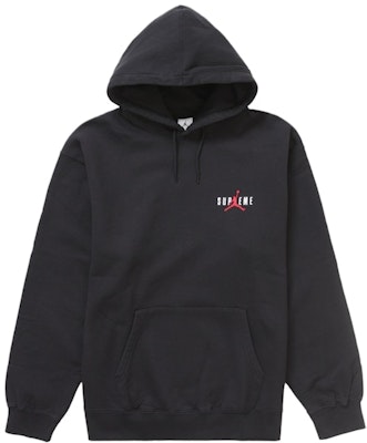 Supreme Jordan Hooded Sweatshirt (FW24) Black Order Supreme Jordan Hooded Sweatshirt (FW24) Black
