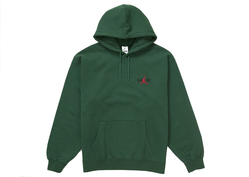 Order Supreme Jordan Hoodie Sweatshirt (FW24) Hijau