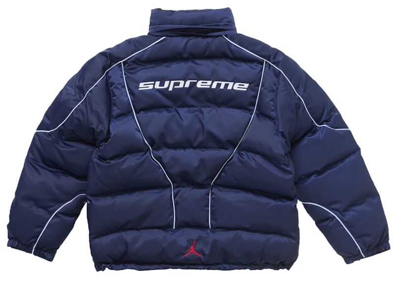 Lookbook Supreme Jordan 羽絨外套 海軍藍