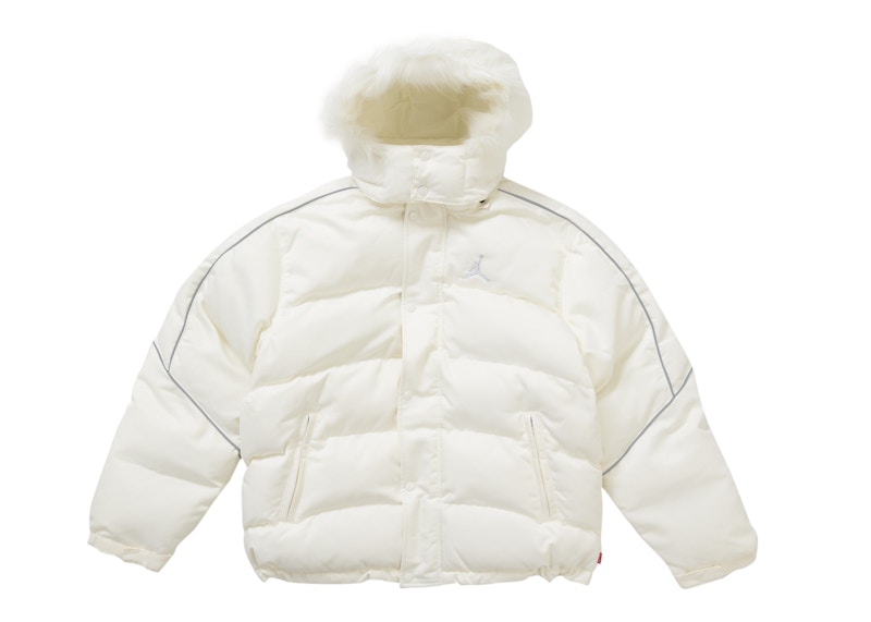 Buy Supreme x Jordan 白色羽绒夹克