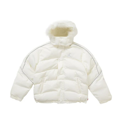 Supreme Jordan Puffer Jacket White