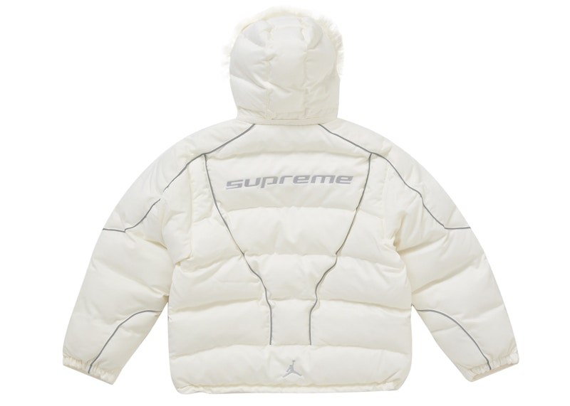 Purchase Supreme x Jordan 白色羽绒夹克