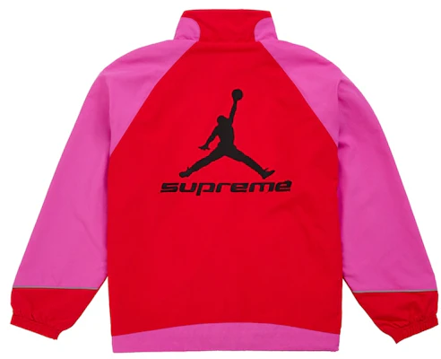 Supreme Jordan Track Jacket (SS26) Pink Lookbook Supreme Jordan Track Jacket (SS26) Pink