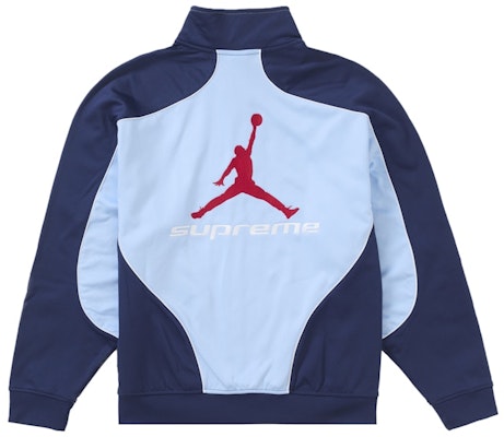 Chaqueta Supreme Jordan Tricot Track Azul Claro. Order Chaqueta Supreme Jordan Tricot Track Azul Claro.