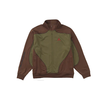 Supreme Jordan Tricot Track Jacket Olive