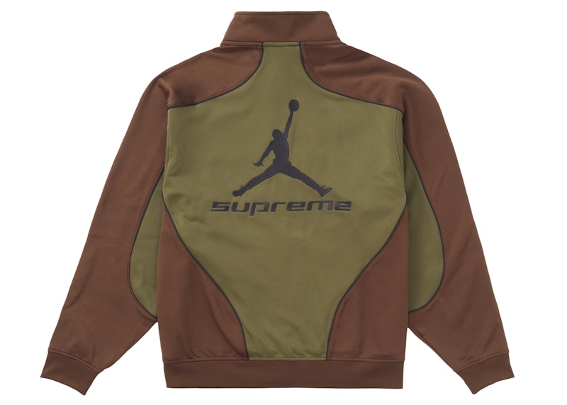 Order Chaqueta Deportiva Supreme Jordan Tricot Verde Oliva