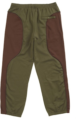 Supreme Jordan Tricot Track Pant Olive Lookbook Supreme Jordan Tricot Track Pant Olive