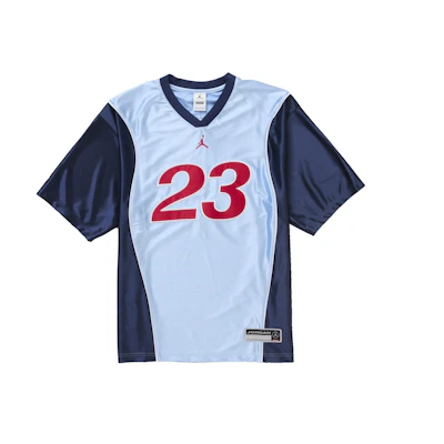 Supreme Jordan Warm Up Jersey Light Blue