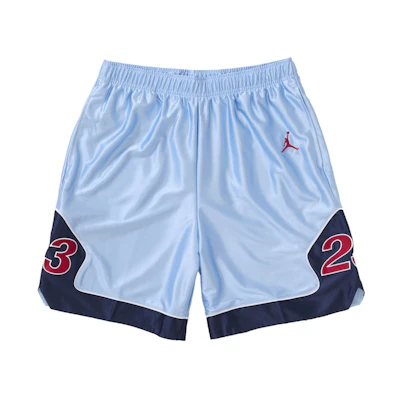 Supreme Jordan Warm Up Short Light Blue