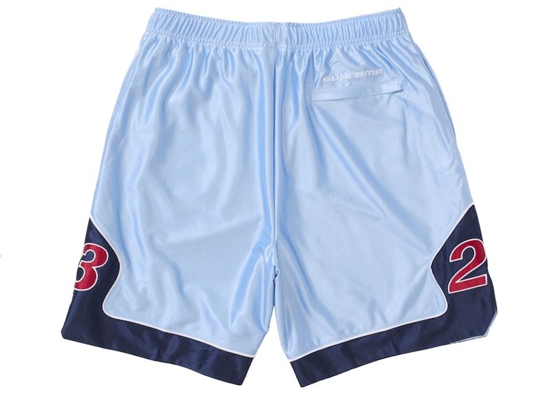 Lookbook 슈프림 조던 웜업 숏츠 라이트 블루