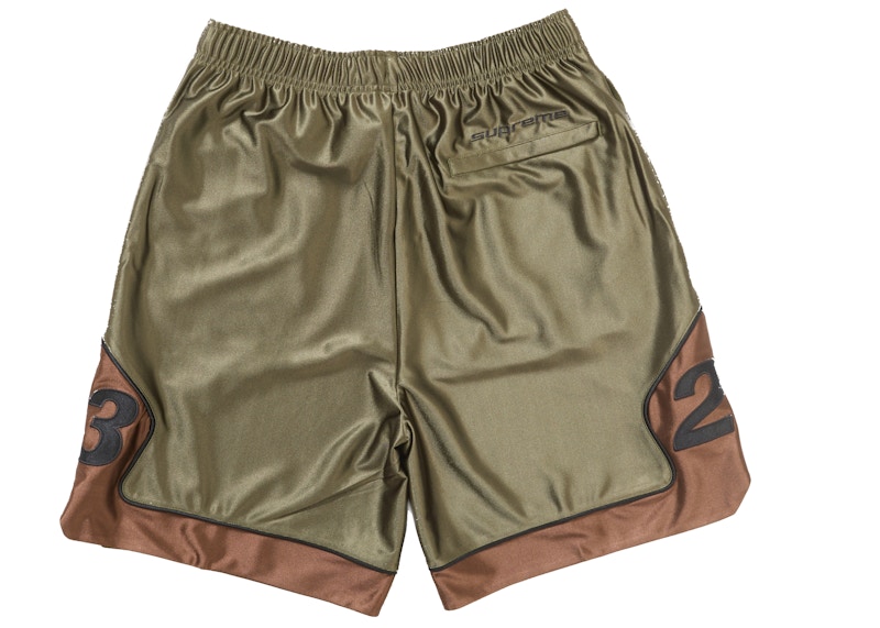 Lookbook 슈프림 조던 웜업 쇼츠 올리브