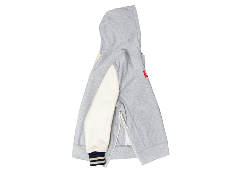 Order Supreme JUNYA WATANABE CDG MAN定制盒标连帽衫灰色