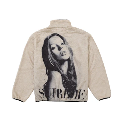 Supreme Kate Moss Fleece Jacket Natural