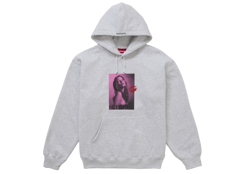 Supreme Kate Moss Hooded Sweatshirt Ash Grey