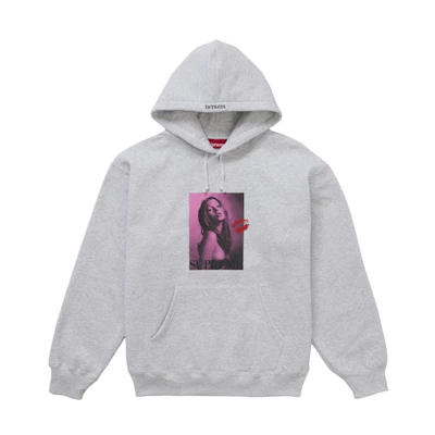 Supreme Kate Moss Hooded Sweatshirt Ash Grey