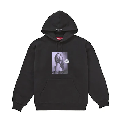 Supreme Kate Moss Hooded Sweatshirt Black