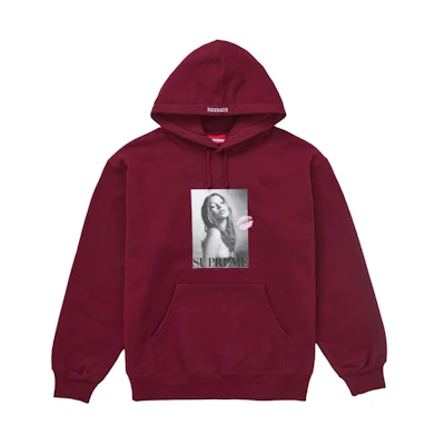 Supreme Kate Moss Hooded Sweatshirt Cardinal