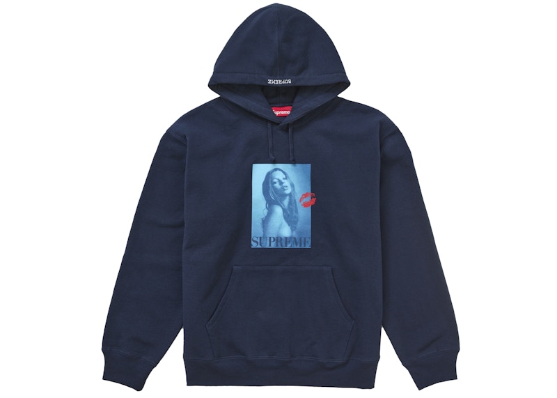 Supreme Kate Moss Hooded Sweatshirt Navy