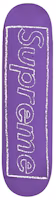 Supreme KAWS Chalk Logo Skateboard Deck Purple Supreme KAWS Chalk Logo Skateboard Deck Purple
