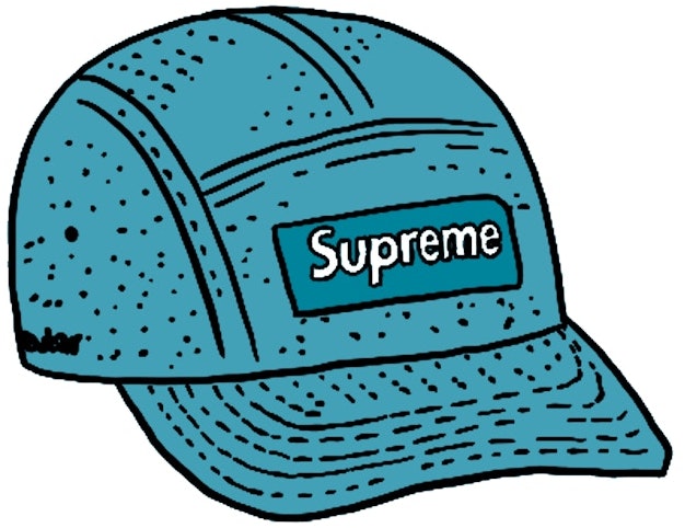 supreme-kevlar-camp-cap-blue