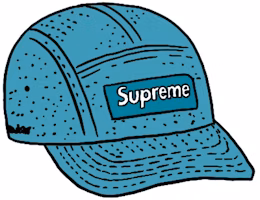 Supreme Kevlar Camp Cap Blue