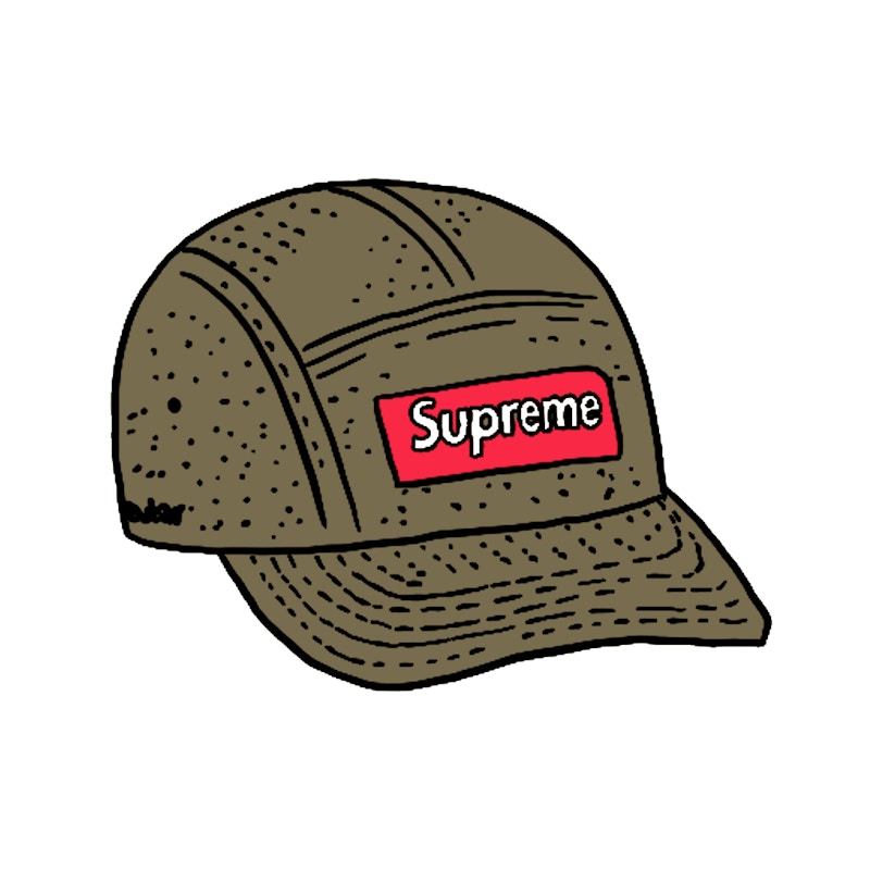 Buy Supreme Kevlar Camp Cap Hijau Zaitun