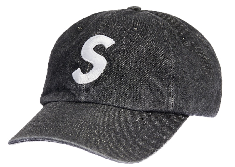 Supreme Kevlar Denim S Logo 6-Panel Black