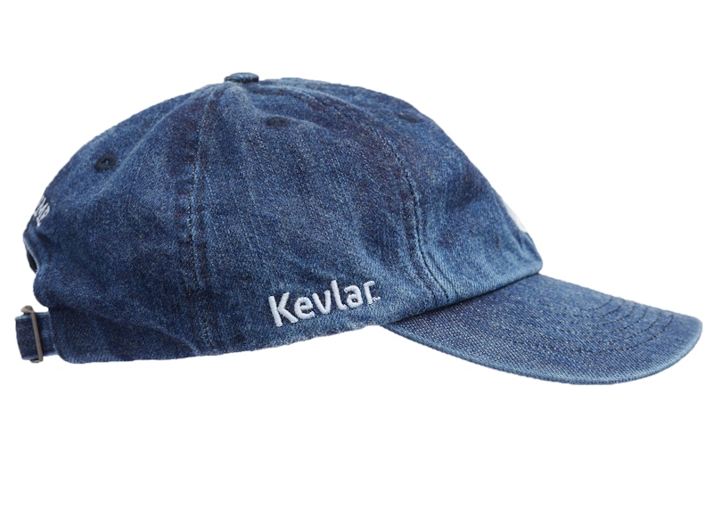 Order 至尊凱夫拉牛仔布S標六片帽 靛藍色