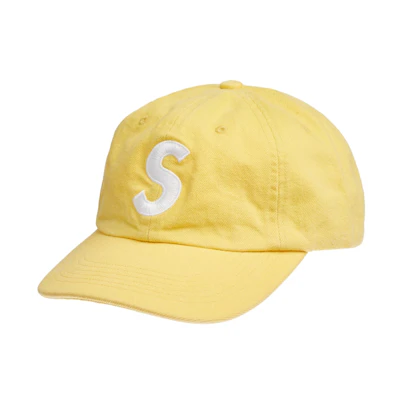 Supreme Kevlar Denim S Logo 6-Panel Yellow