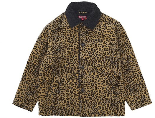 Supreme Kindermann Uncut Corduroy Car Coat Leopard Buy Supreme Kindermann Uncut Corduroy Car Coat Leopard