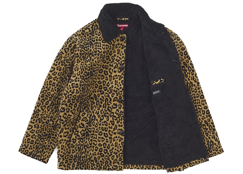Order シュプリーム キンダーマン アンカット コーデュロイ カーコート レオパード