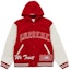 Buy Jaket Varsity Hoodie Supreme King Merah