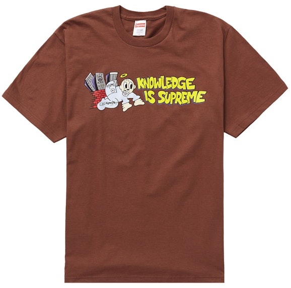 supreme-knowledge-tee-brown