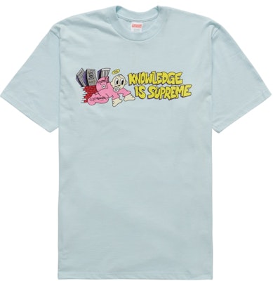 Camiseta Supreme Knowledge Azul Pálido Buy Camiseta Supreme Knowledge Azul Pálido