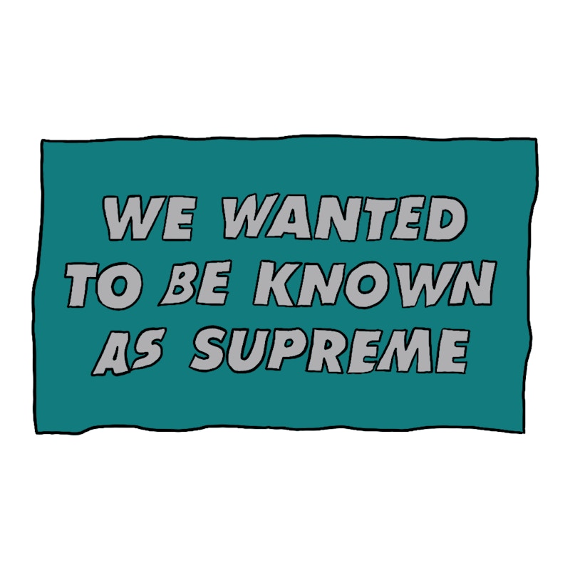 Supreme Known As Towel Dark Aqua