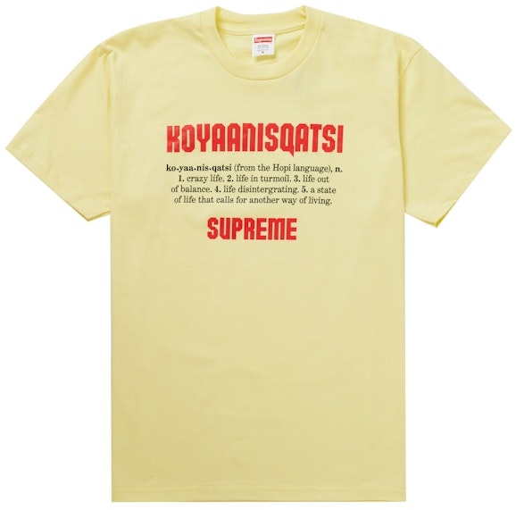 supreme-koyaanisqatsi-tee-pale-yellow