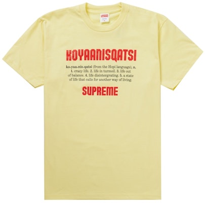 Supreme Koyaanisqatsi Kaos Kuning Pucat Buy Supreme Koyaanisqatsi Kaos Kuning Pucat