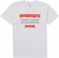 Supreme Koyaanisqatsi Tee White